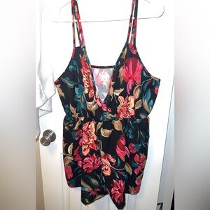 Floral Sleeveless romper